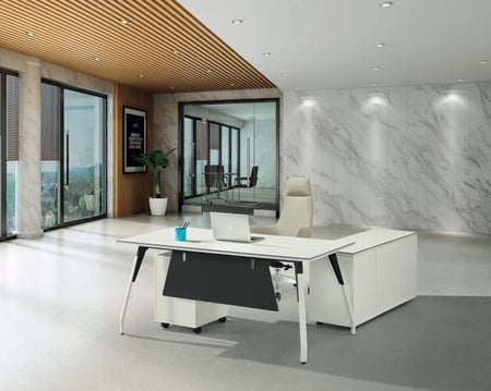 مكتب خشب 140 سم موديل TO508 لون CR15