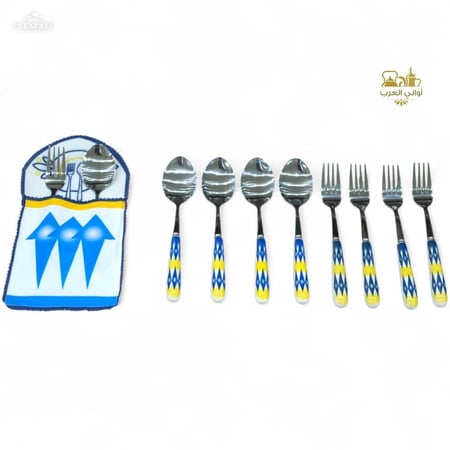 طقم سفرة طعام رمضانية نقشة الغضار الأزرق