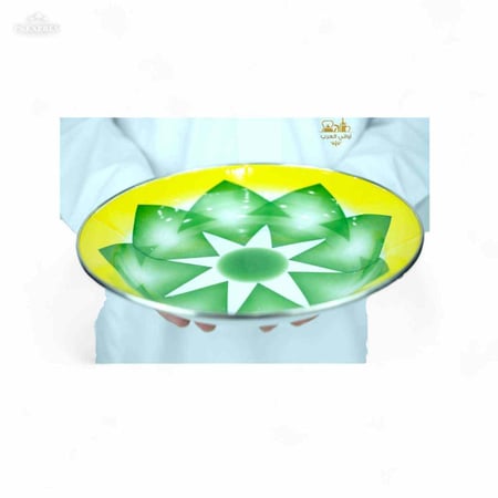 صحن غضار الأخضر