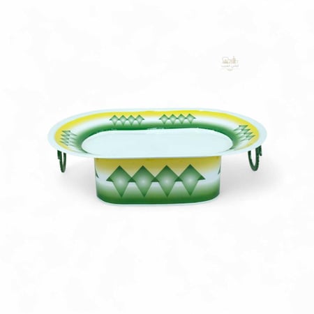 غوزي بيضاوي نقشة غضار الأخضر