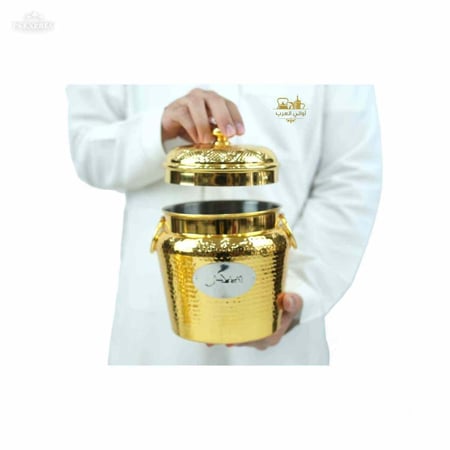 طقم علب سكريات المشب ذهبية