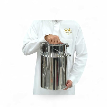 سطل حليب استيل8/18 وارد العساف