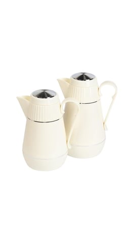 طقم ترامس غطاء فضي 1.0 لتر و 0.7 لتر KR-6709