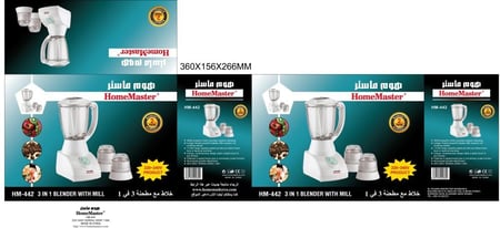 خلاط  مع مطحنة 3في1 HM-442