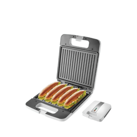 هوم ماستر سخان ساندويتش 1400 واط أبيض