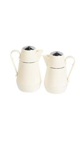 طقم ترامس غطاء فضي 1.0 لتر و 0.7 لتر KR-6709