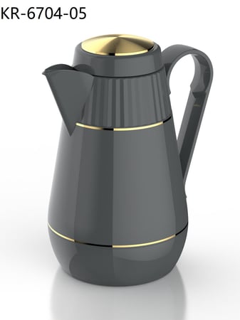 ترمس شاي و قهوة 0.7 لتر ذهبي KR-6704