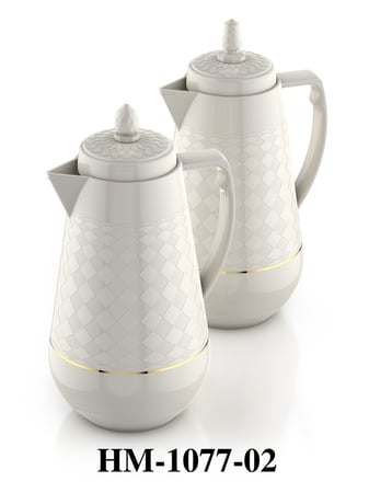 طقم ترامس 1 لتر سادة  HM-1077