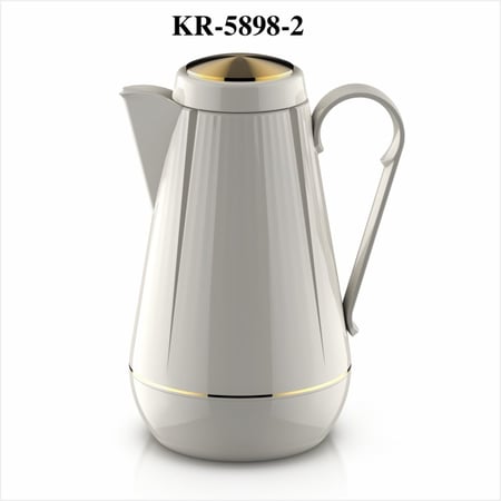 ترمس شاي لتر ذهبي KR-5898