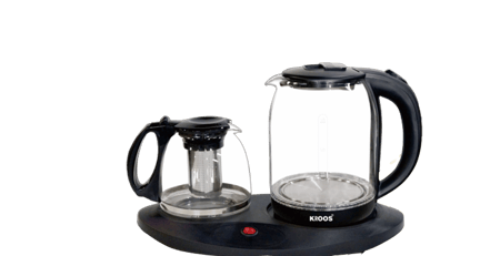 طقم غلاية ماء زجاج 1.8 لتر KR-5404