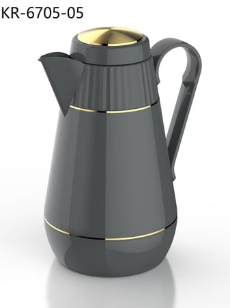 ترمس شاي وقهوة لتر ذهبي KR-6705