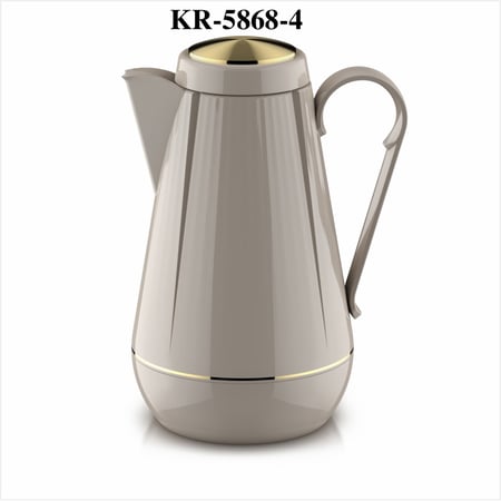 ترمس شاي لتر ذهبي KR-5898