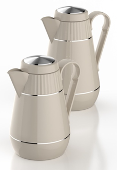 طقم ترامس غطاء فضي 1.0 لتر و 0.7 لتر KR-6709