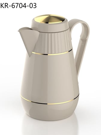 ترمس شاي و قهوة 0.7 لتر ذهبي KR-6704