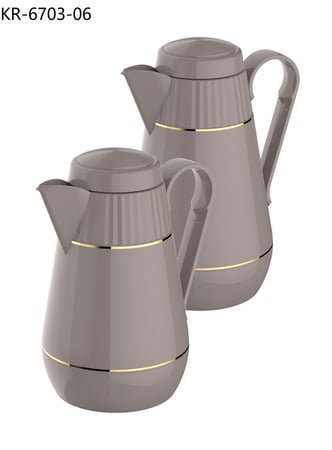 طقم ترامس شاي وقهوة 1لتر و 0.7 لتر سادة KR-6703