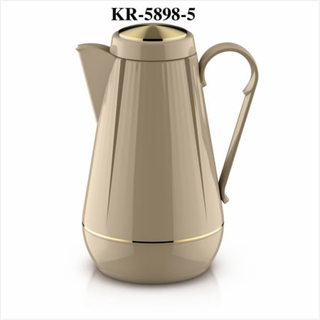 ترمس شاي لتر ذهبي KR-5898