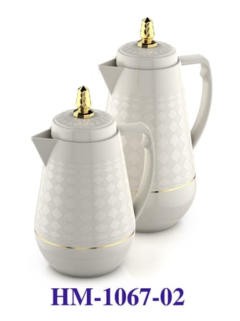 طقم ترامس لتر و نص لتر ذهبي HM-1067-03