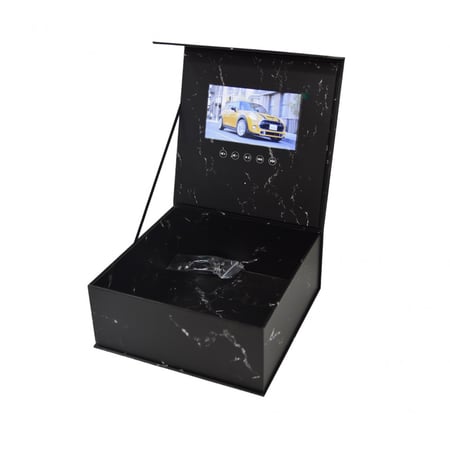 بوكس الشاشة اسود رخامي من غير ورد