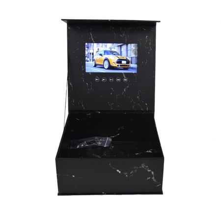 بوكس الشاشة اسود رخامي من غير ورد