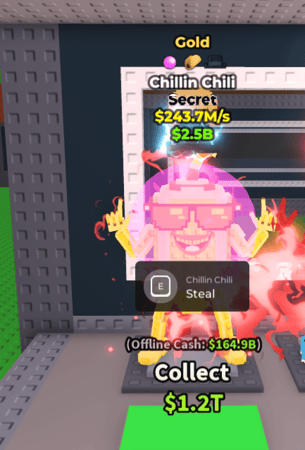 gold chllin chili 243.7M/s