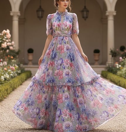 تصميم ورد البنفسج