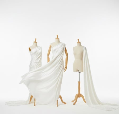 قماش كريب لايت.