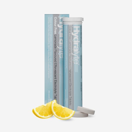 أقراص هيدرالايت - إلكتروليت فوار ليموناضة خالية من الألوان (20 قرص)