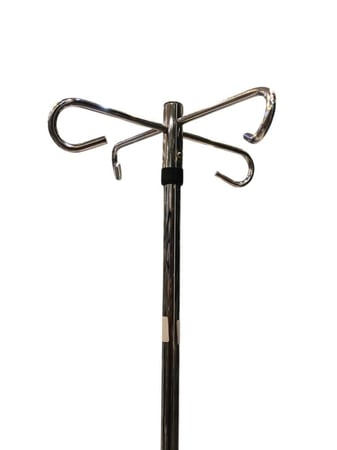 حامل محاليل معدني رباعي قاعدة منخفضة