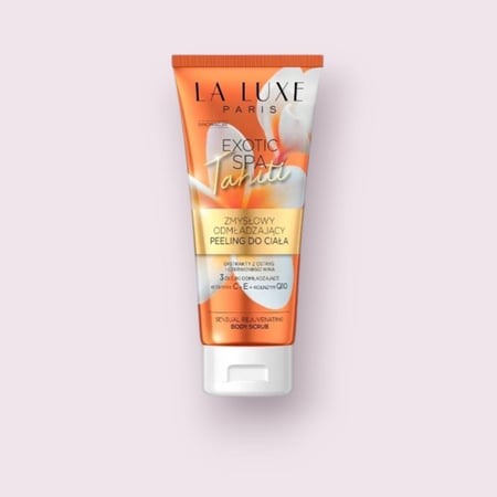 لالوكس مقشر للجسم سبا تاهيتي 150مل، بفيتامين C و E بخلاصة المحار وزيت الأركان