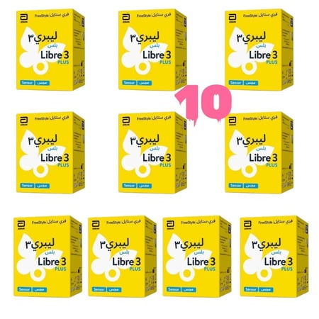 10 علب مجس حساس فري ستايل ليبري 3 نظام فلاش لمراقبة وقياس السكر بدون وخز