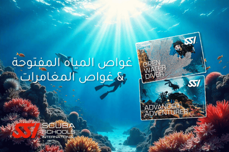 دورة غواص المياه المفتوحة & غواص المغامرات | Open Water Diver & Advanced Adventurer