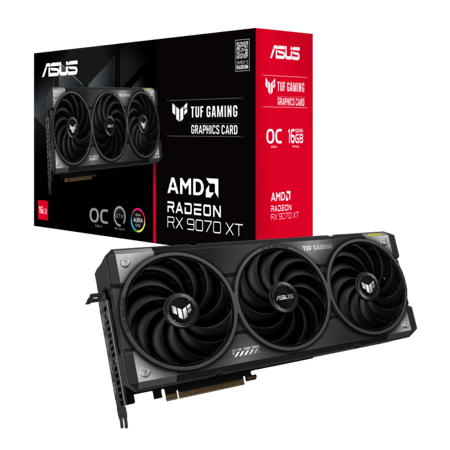 كرت شاشة ASUS TUF RX 9070 XT OC 16GB GDDR6