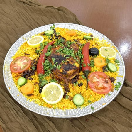 مندي دجاج مثلوثة مطبخ الذوق الرفيع