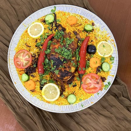 مندي دجاج مثلوثة مطبخ الذوق الرفيع