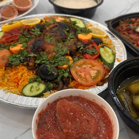 مندي دجاج مثلوثة مطبخ الذوق الرفيع