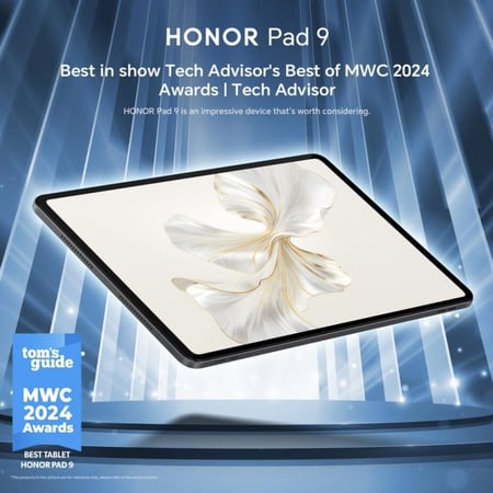 HONOR Pad 9 هونر باد 9، 256 جيجا، لوحة مفاتيح، رمادي فلكي