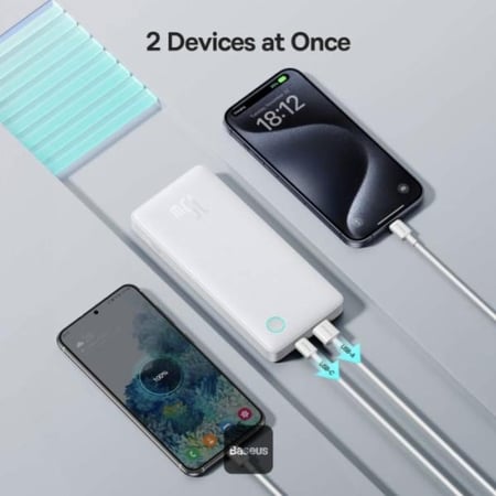 بطارية متنقلة بيسوس 10000مللي أمبير 15 واط