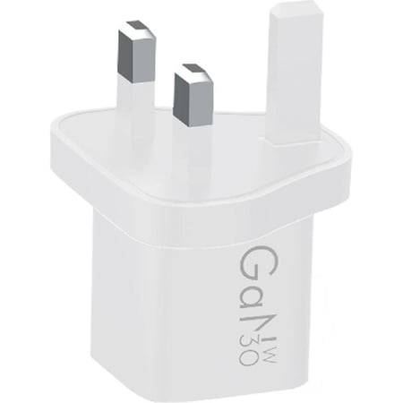 راف باور بي دي بايونير واط بتقنية ‎30‎ شاحن حائط بقوة GaN | أبيض أو أسود