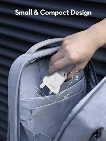 راف باور بي دي بايونير واط بتقنية ‎30‎ شاحن حائط بقوة GaN | أبيض أو أسود