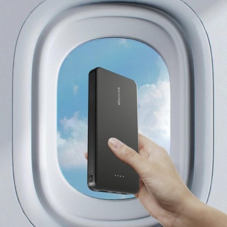 بطارية متنقلة راف باور 10000 مللي أمبير 15W منفذين USB منفذ PD