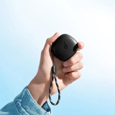 ساوندكور - سماعة اذن لاسلكية P25i بتقنية ترو وايرليس 30 ساعة - اسود