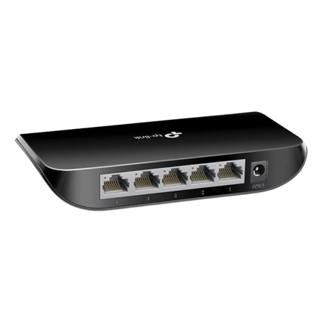 سويتش مكتبي تي بي لينك 5 منافذ جيجابت TL-SG1005D - اسود