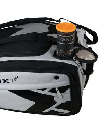 AT10 comptition XL compact padel bag in grey/black