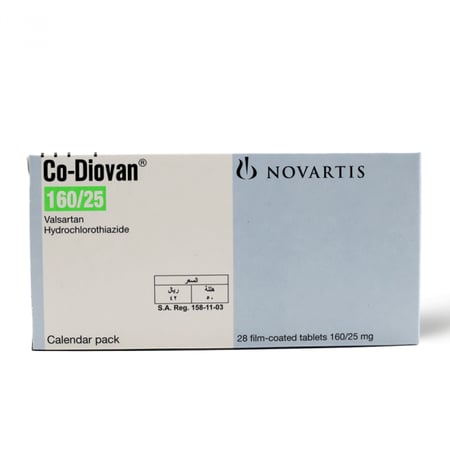 Co-Diovan 160/25mg Tablet 28