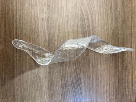 ثريا اوراق مستطيل طول 160سم وعرض 120سم ورق اسود وشفاف عدد192ورقه