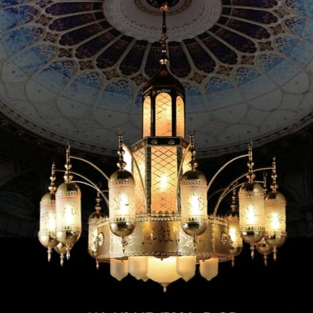 نجف مساجد اسلامي قطر متر ونص