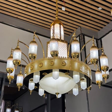 نجف مساجد اسلامي ذهبي قطر مترين