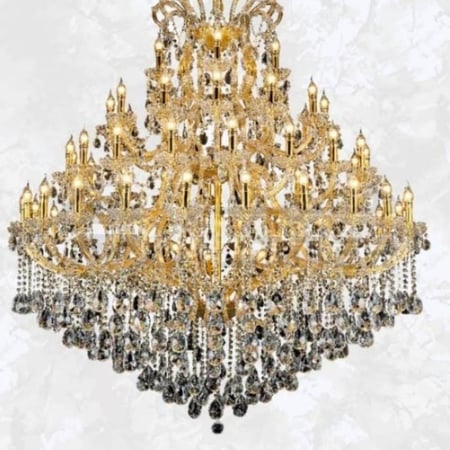 نجف شمعدان قطر1.60 متر و60سم 66لمبه