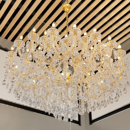 نجف شمعدان قطر1.64 متر و64سم 55لمبه