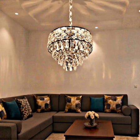 علاقي مودرن فضي مقاس 40سم E14*5